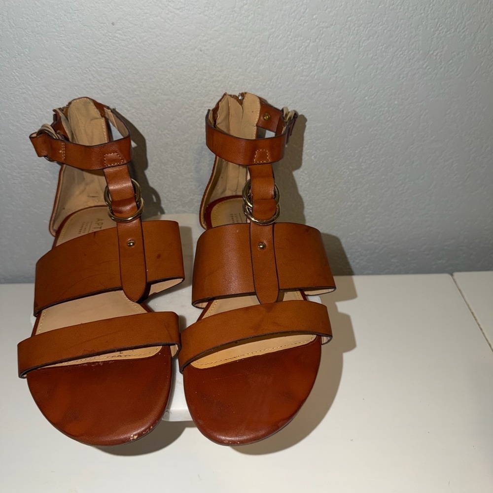 Apt. 9 Brown Strappy Sandals